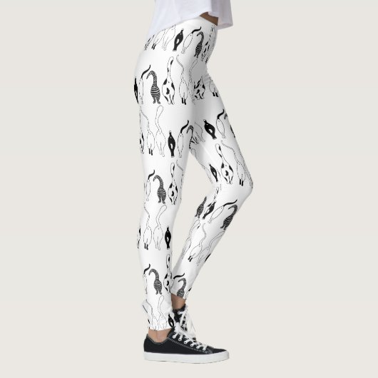 Cat Hintern Muster Leggings (Rechts)