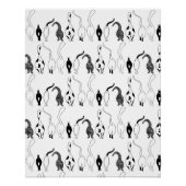 Cat Hintern Muster Poster (Vorderseite)