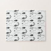 Cat Hintern Muster Puzzle (Horizontal)