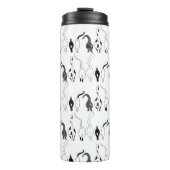 Cat Hintern Muster Thermosbecher (Vorderseite)