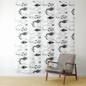 Cat Hintern Muster Wandteppich (Beispiel)