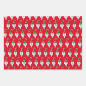 Cat Hintern Weihnachten Geschenkpapier Set (Vorderseite 3)