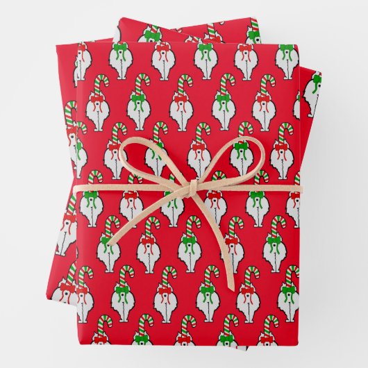 Cat Hintern Weihnachten Geschenkpapier Set (Beispiel)