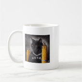 Cat Hockey Corn auf dem Cob Kaffeetasse (Links)