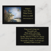 Cat & House Visitenkarten Visitenkarte (Vorne/Hinten)