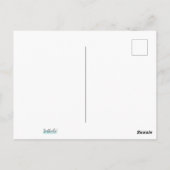 Cat Hug Meowy Weihnachten & Zweck Neujahr Postkarte (Rückseite)