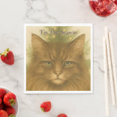 Cat Humor Christmas Serviette (Beispiel)