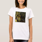Cat Hypnotizing Look Foto T-Shirt (Vorderseite)