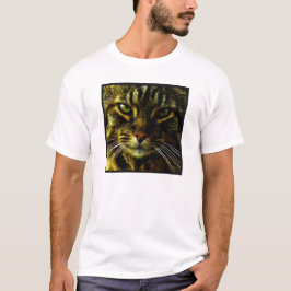 Cat Hypnotizing Look Foto T-Shirt
