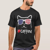 Cat I Liebe Catturd Funny T - Shirt (Vorderseite)