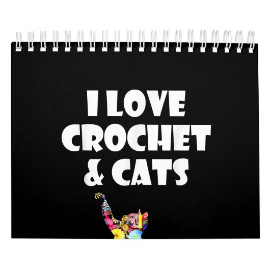 Cat I Liebe Crochet & Cats Stickerei Needlepoint Kalender (Titelbild)