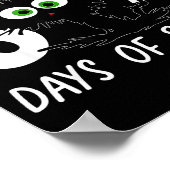 Cat I Survived 67 Days Of School Teachers Students Poster (Ecke)