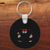 Cat I Survived 67 Days Of School Teachers Students Schlüsselanhänger (Vorderseite)