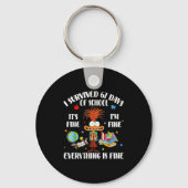 Cat I Survived 67 Days Of School Teachers Students Schlüsselanhänger (Vorderseite)