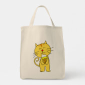 Cat Ice Cream Cone Tasche (Rückseite)