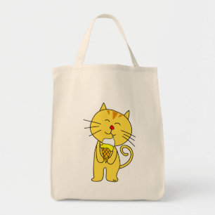 Cat Ice Cream Cone Tasche