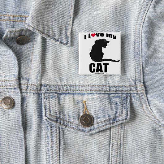 CAT - "ICH LIEBE MEIN CAT " BUTTON (Beispiel)