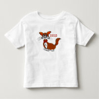 Cat Image Printed T Shirt
