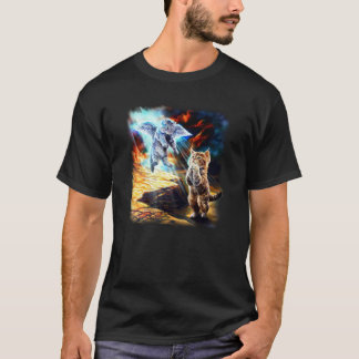 Cat Impersonate Jesus in Garden von Gethsemane Sce T-Shirt