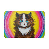 Cat in a Rainbow, Louis Wain Badematte (Vorderseite)