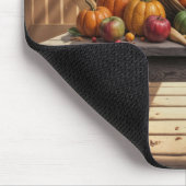 Cat In a Thanksgiving Cornucopia Mousepad (Ecke)