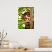 Cat in a Tree  Poster (Küche)