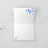 Cat in Art Studio Grußkarte oder Geschenk Karte (Innenseite)