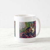 Cat in Chair Kaffeetasse (VorderseiteRechts)