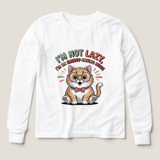 Cat in Energy Saving Mode (Design Vorderseite)