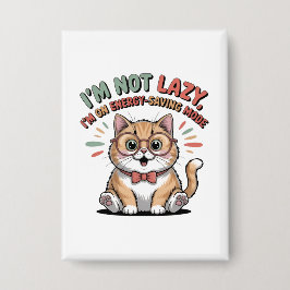 Cat in Energy Saving Mode Button