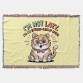 Cat in Energy Saving Mode Decke (Vorderseite)