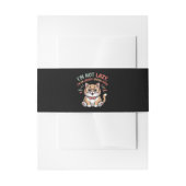 Cat in Energy Saving Mode Einladungsbanderole (Vorderseite Beispiel)