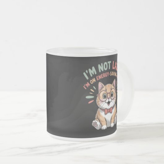 Cat in Energy Saving Mode Mattglastasse (VorderseiteRechts)