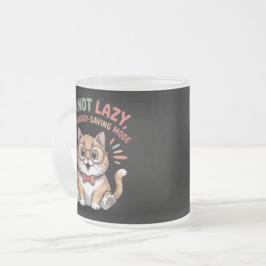 Cat in Energy Saving Mode Mattglastasse (Vorderseite Links)