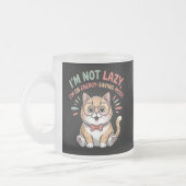 Cat in Energy Saving Mode Mattglastasse (Links)