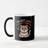 Cat in Energy Saving Mode Verwandlungstasse (Links)