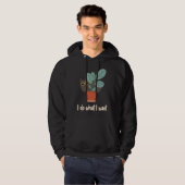 Cat In Flowerpot I Do What I Want Cat Owners Fun Hoodie (Vorne ganz)