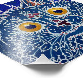 "Cat in Gothic Style" von Louis Wain Fotodruck (Ecke)