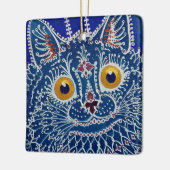 "Cat in Gothic Style" von Louis Wain Keramikornament (Links)