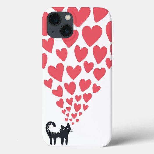 Cat in Love Case-Mate iPhone Hülle (Rückseite)