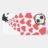 Cat in Love iPhone Hülle (Rückseite (Horizontal))