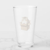 Cat In the box Glas (Rückseite)