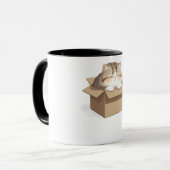 Cat in the Box Tasse (Vorderseite Links)