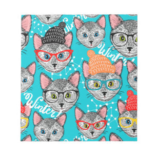 Cat in the hat  notizblock
