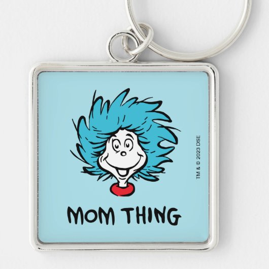 Cat in the Hat | Thing 1 Thing 2 - Mom Thing Schlüsselanhänger (Vorne)