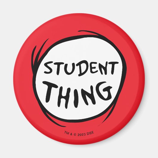 Cat in the Hat | Thing 1 Thing 2 - Student Thing Magnet (Vorne)