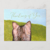 Cat in the Window  Postkarte (Vorderseite)