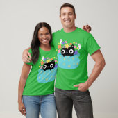 Cat Inhe Pot witzig T-Shirt (Unisex)