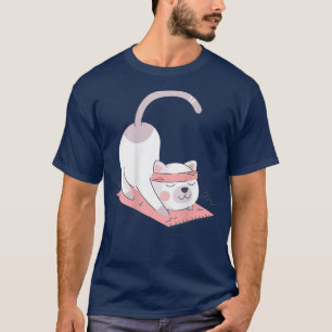Cat Internationaler Yogatag T-Shirt