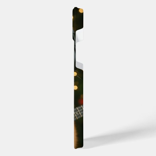 Cat iPhone 14 Plus Case Playing Christmas Music iPhone Hülle (Linke Seite)